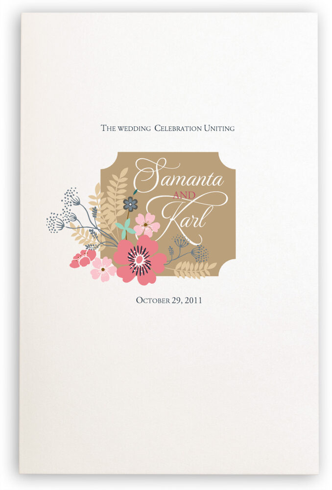 Photograph of Spring Dance Wedding Programs