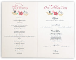 Photograph of Spring Dance Wedding Programs