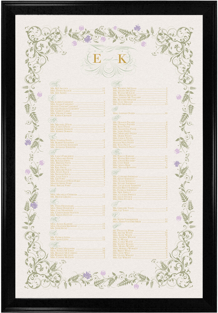 Photograph of Garden Whirlwind Seating Charts