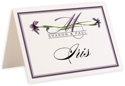 Photograph of Tented Wispy Iris Table Names