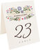 Photograph of Tented Garden Flurry Banner Table Numbers