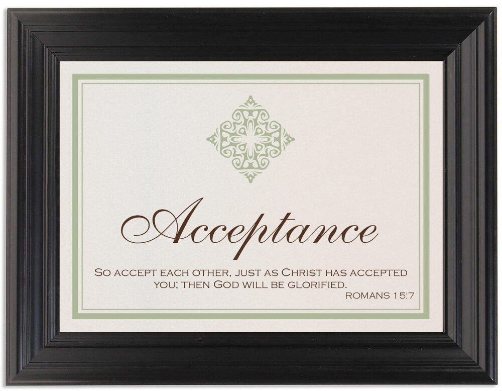 Framed Photograph of Crosses and Bible Verse Memorabilia Cards