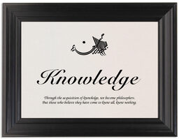 Framed Photograph of Islamic Symbol Assortment Memorabilia Cards