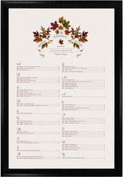 Photograph of Autumn Leaf Banner Seating Charts