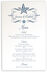 Photograph of Paisley Starfish Monogram Wedding Menus