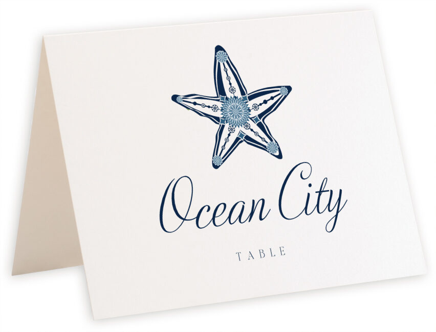 Photograph of Tented Paisley Ocean Table Names Table Names