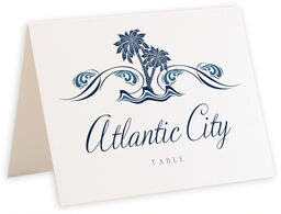 Photograph of Tented Paisley Palm Tree Table Names