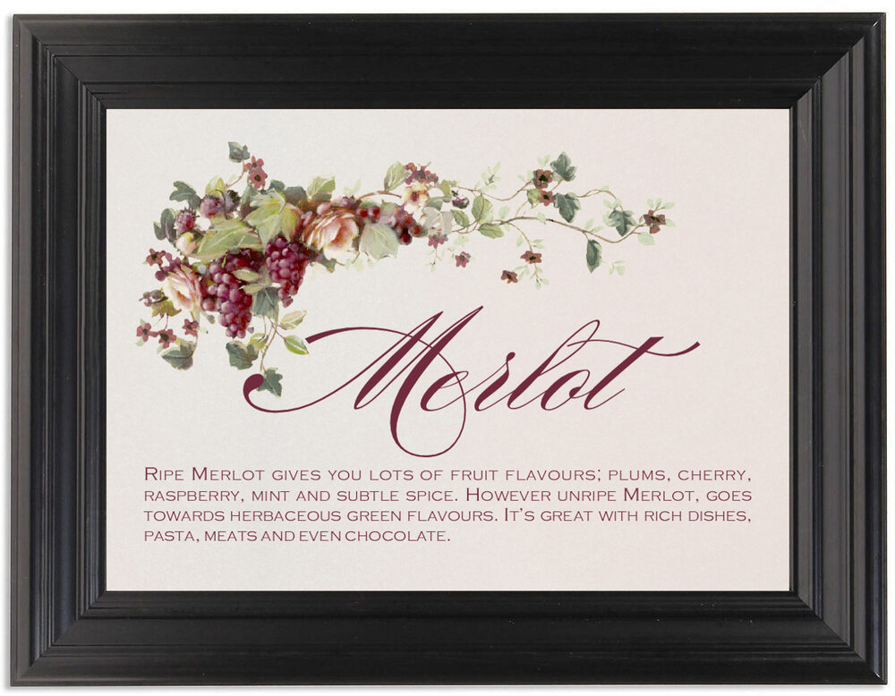 Framed Photograph of Berries and Peach Roses Memorabilia Cards