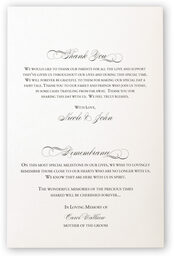 Photograph of Two Pears Wedding Programs