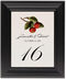 Framed Photograph of Apples Table Numbers