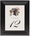 Framed Photograph of Blue Grapes and Chicory 01 Table Numbers