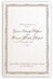 Photograph of Celtic Leaf and Watermark Wedding Programs