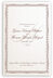 Photograph of Celtic Leaf and Watermark Wedding Programs