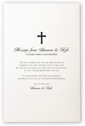 Photograph of Crowned Vintage Monogram Wedding Programs