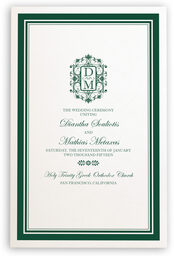 Photograph of Greek Orthodox 03 Wedding Programs