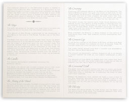 Photograph of Greek Orthodox 04 Wedding Programs