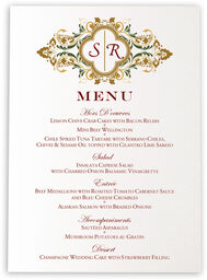 Photograph of Eden Wedding Menus