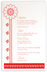 Photograph of Paisley Bandana Flower Wedding Menus