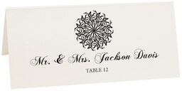 Photograph of Tented Islamic Symbol 13 Place Cards