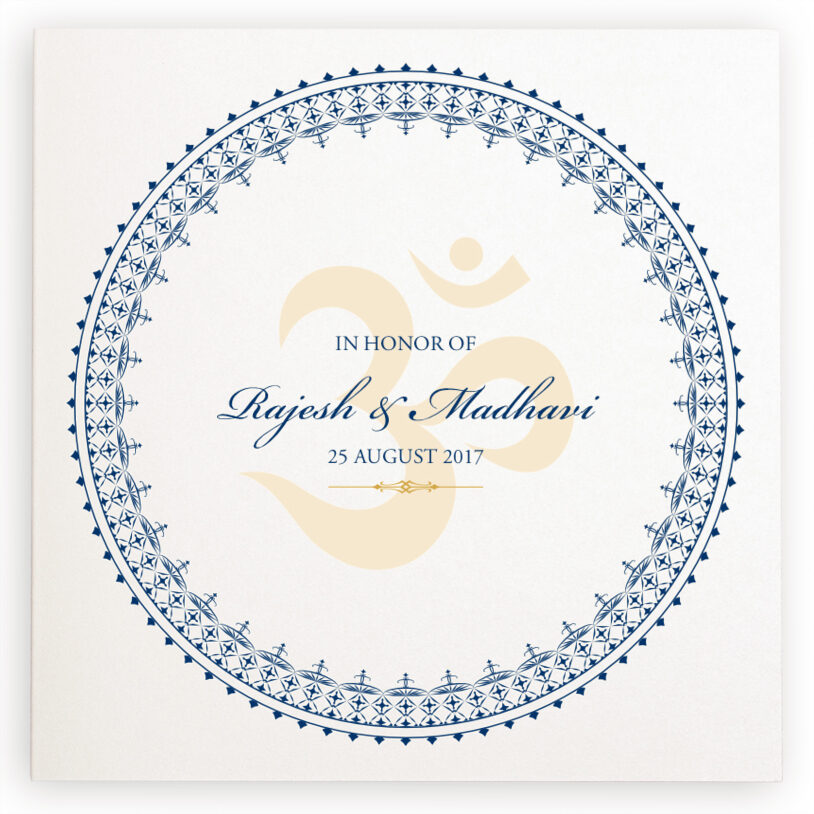Photograph of Aum Watermark Wedding Programs