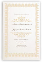 Photograph of Dharma-Awakening Wedding Programs