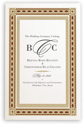 Photograph of Dharma-Discovery Wedding Programs