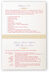 Photograph of Diamond Mandala Welcome Letter Wedding Programs