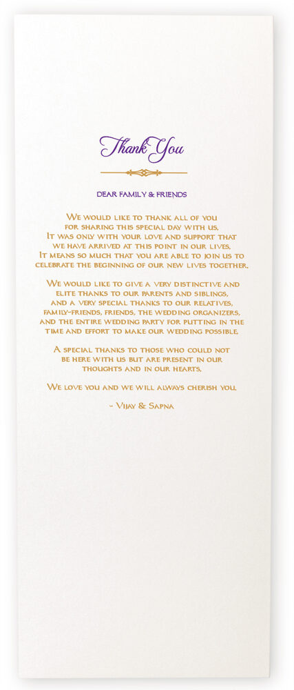 Photograph of Ganesha Indian Wedding Ceremony Wedding Programs