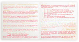 Photograph of Henna Watermark Wedding Programs