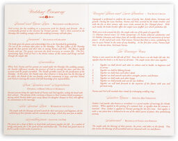 Photograph of Hindi Lotus Wedding Programs