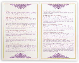 Photograph of Karathee Hoom Wedding Programs