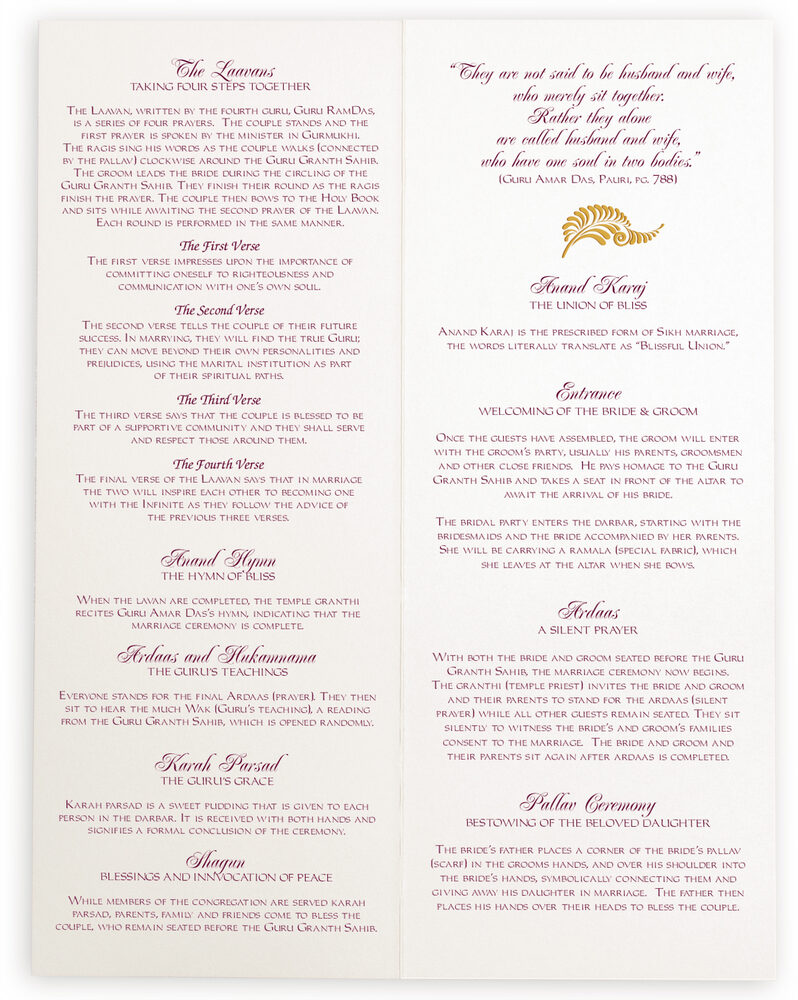 Photograph of Majestic Pompous Peacock Wedding Programs