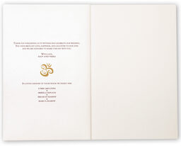 Photograph of My Paisley Life Hindu Wedding Card Wedding Programs