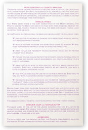Photograph of Paisley Garden - Pink & Purple Wedding Programs