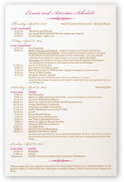 Photograph of Paisley Pillow Wedding Programs