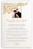 Photograph of Paisley Power Welcome Letter Wedding Programs