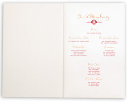 Photograph of Paisley Sunset Wedding Programs