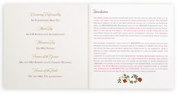 Photograph of Shadi (Square) Wedding Programs