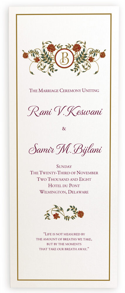 Photograph of Shadi Wedding Programs