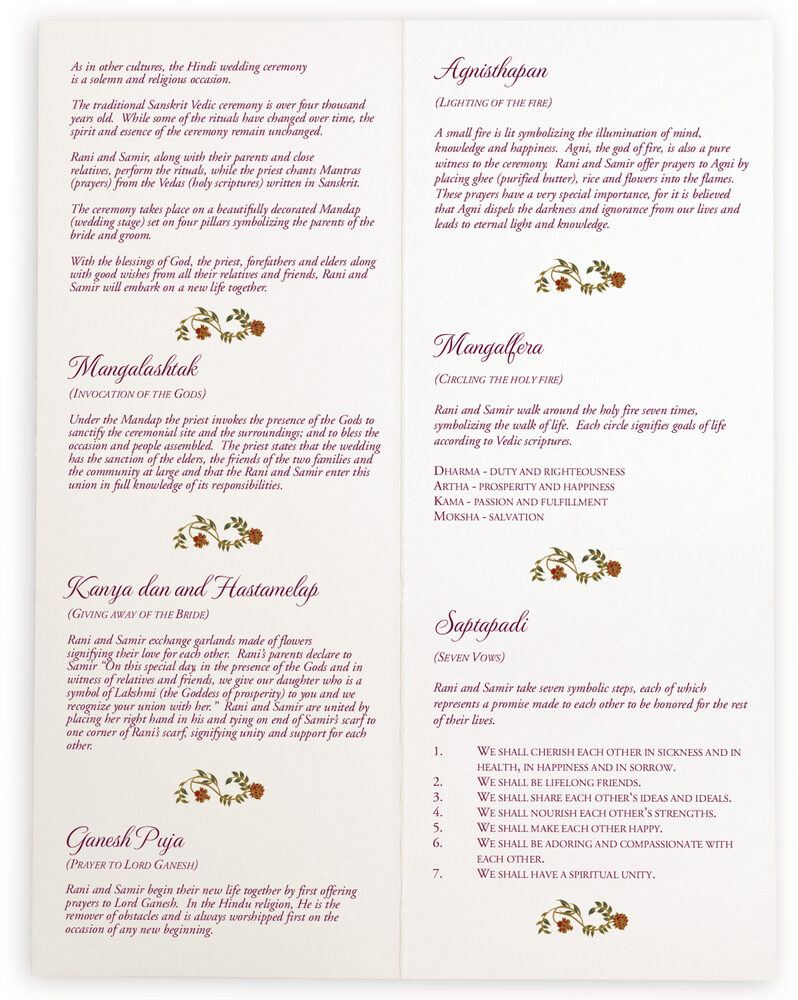 Photograph of Shadi Wedding Programs