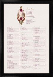 Photograph of Taj Mahal Seating Charts