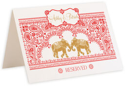 Photograph of Tented Paisley Bandana Elephants Table Names