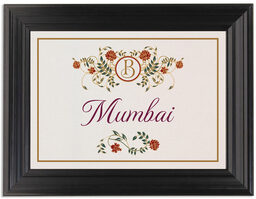 Framed Photograph of Shadi Table Names