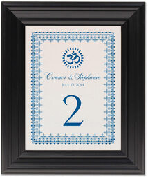 Framed Photograph of Dreaming Om Table Numbers