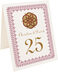 Photograph of Tented Filigree Mandala Table Numbers