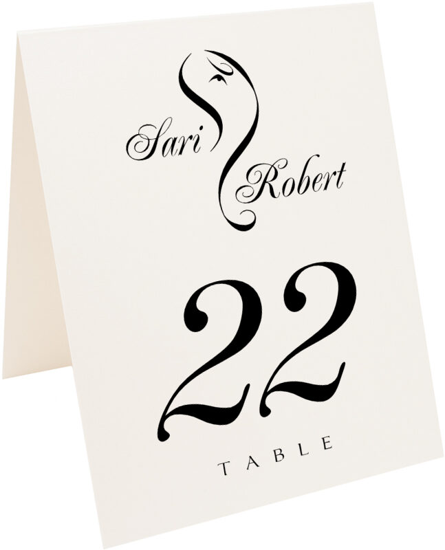 Photograph of Tented Ganesha Table Numbers