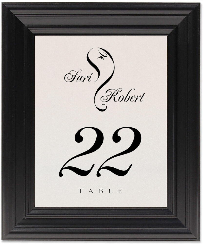 Framed Photograph of Ganesha Table Numbers
