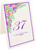Photograph of Tented Paisley Garden - Pink & Purple Table Numbers