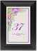 Framed Photograph of Paisley Garden - Pink & Purple Table Numbers