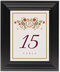 Framed Photograph of Shadi Table Numbers